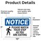 Signmission 7 in Height, 10 in Width, Vinyl Decal, Rectangle OS-2PACK-NS-D-710-L-17656 - alternate 5